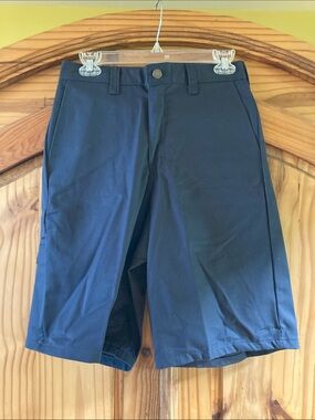 Men’s Dickies Twill Work dark gray flat front long shorts size 28 - NWT